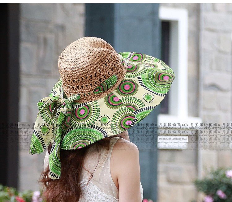 Women's Summer Seaside Holiday Cloth Foldable Hat - PratSN