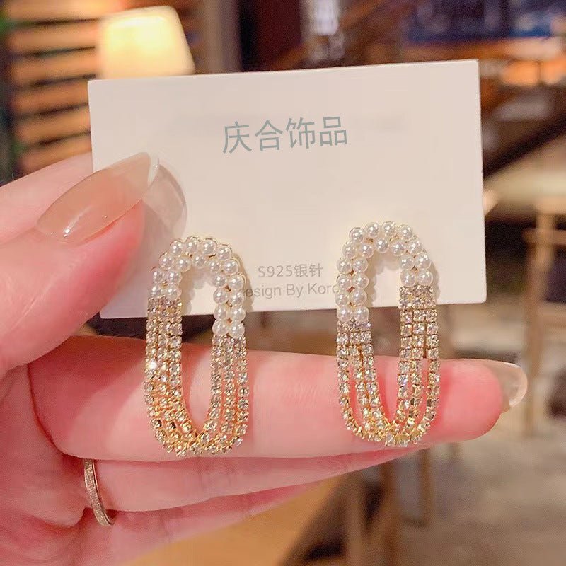 Women's Tassel Earrings, Multi - layer Tassel Pearl - PratSN