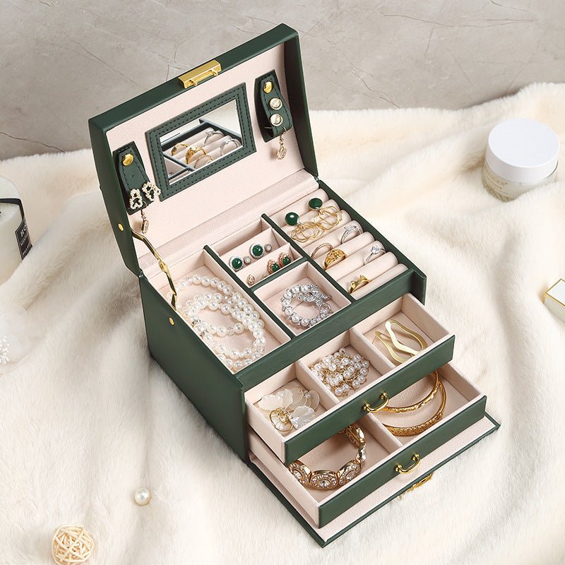 Women's Three - tier Jewelry Organizer Drawer Portable - PratSN