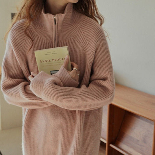 Women's Vintage Knitted Dress - PratSN