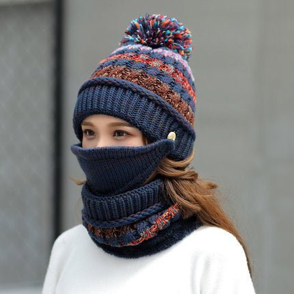 Women's winter knitted hat - PratSN