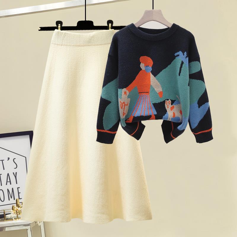 women's winter skirt and top Dress Autumn Dress - PratSN