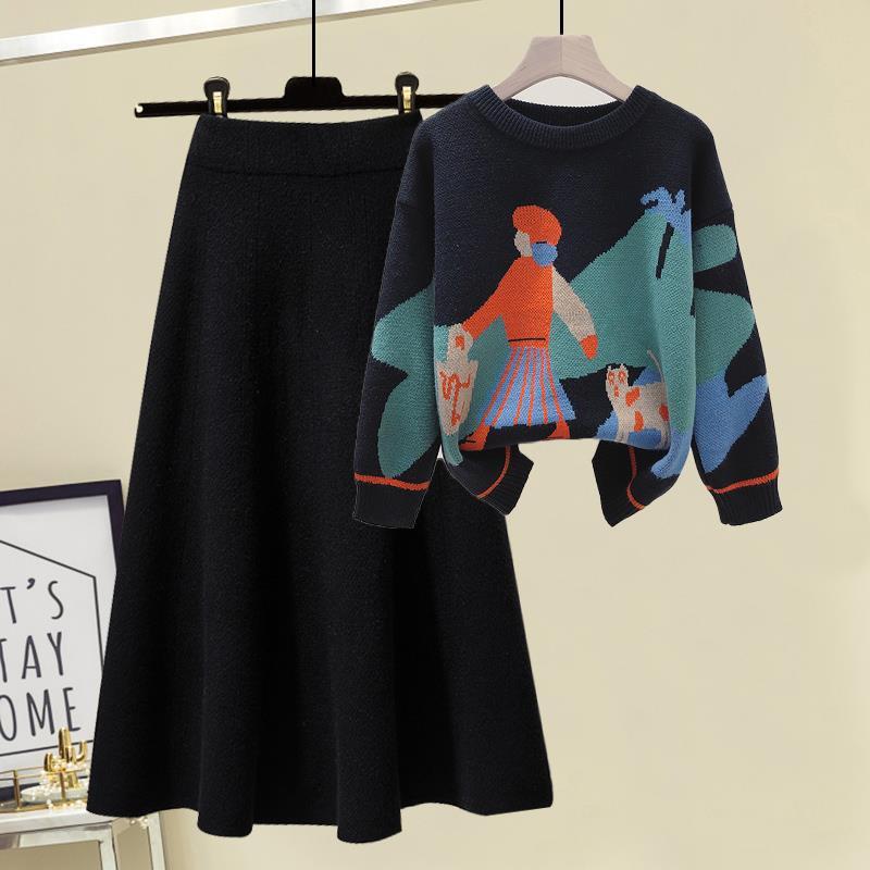 women's winter skirt and top Dress Autumn Dress - PratSN