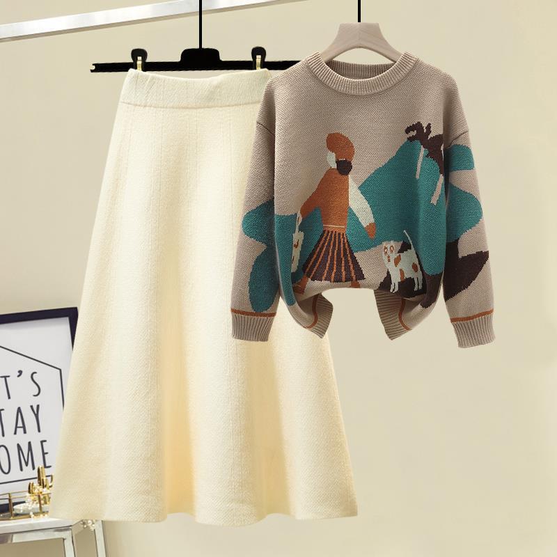 women's winter skirt and top Dress Autumn Dress - PratSN