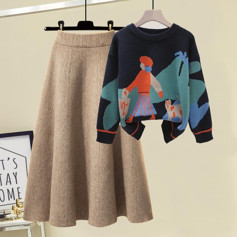 women's winter skirt and top Dress Autumn Dress - PratSN