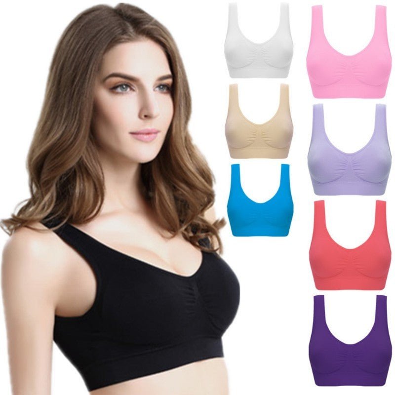 Women's Yoga Tank Tops, Sports Bra, Workout Fitness Running Crop Top - PratSN