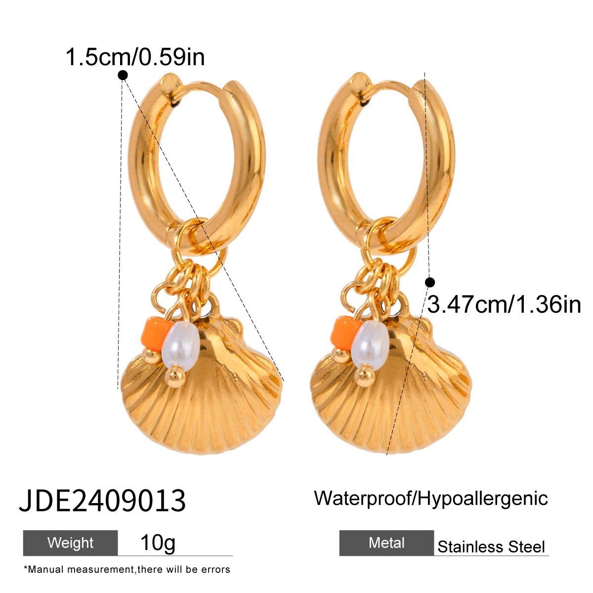 Youthway Flower Heart Ceramic Drop Dangle Stainless Steel Earrings Party Charm Romantic Jewelry for Women Gift 2024 - PratSN