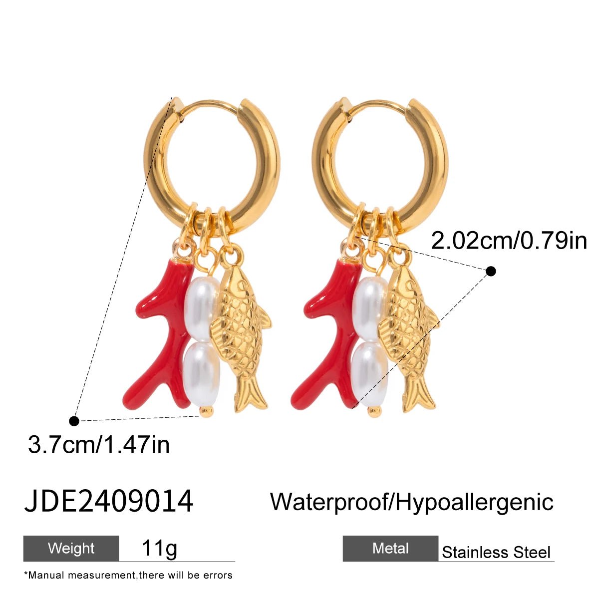 Youthway Flower Heart Ceramic Drop Dangle Stainless Steel Earrings Party Charm Romantic Jewelry for Women Gift 2024 - PratSN
