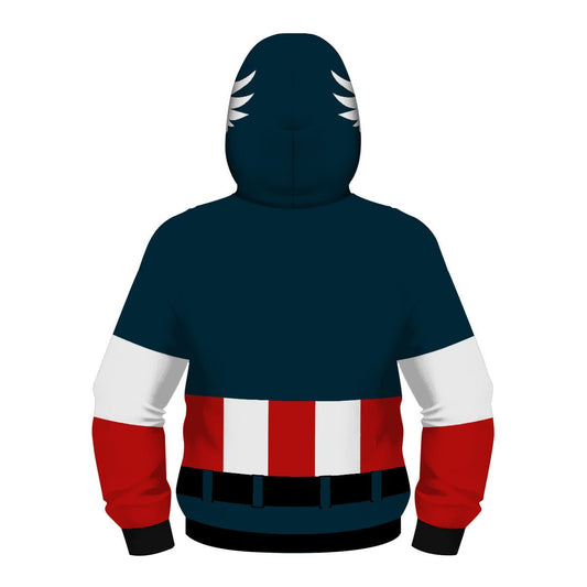 Zip Long Sleeve Hooded Sweatshirt - PratSN