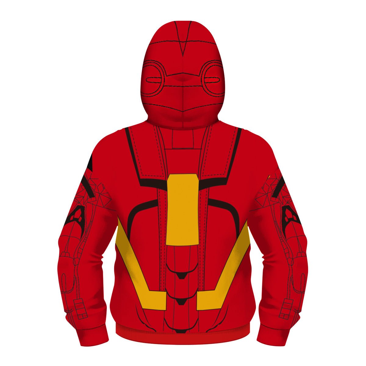 Zip Long Sleeve Hooded Sweatshirt - PratSN